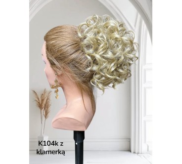 Kok K104 z klamerką NATURALNY JASNY BLOND