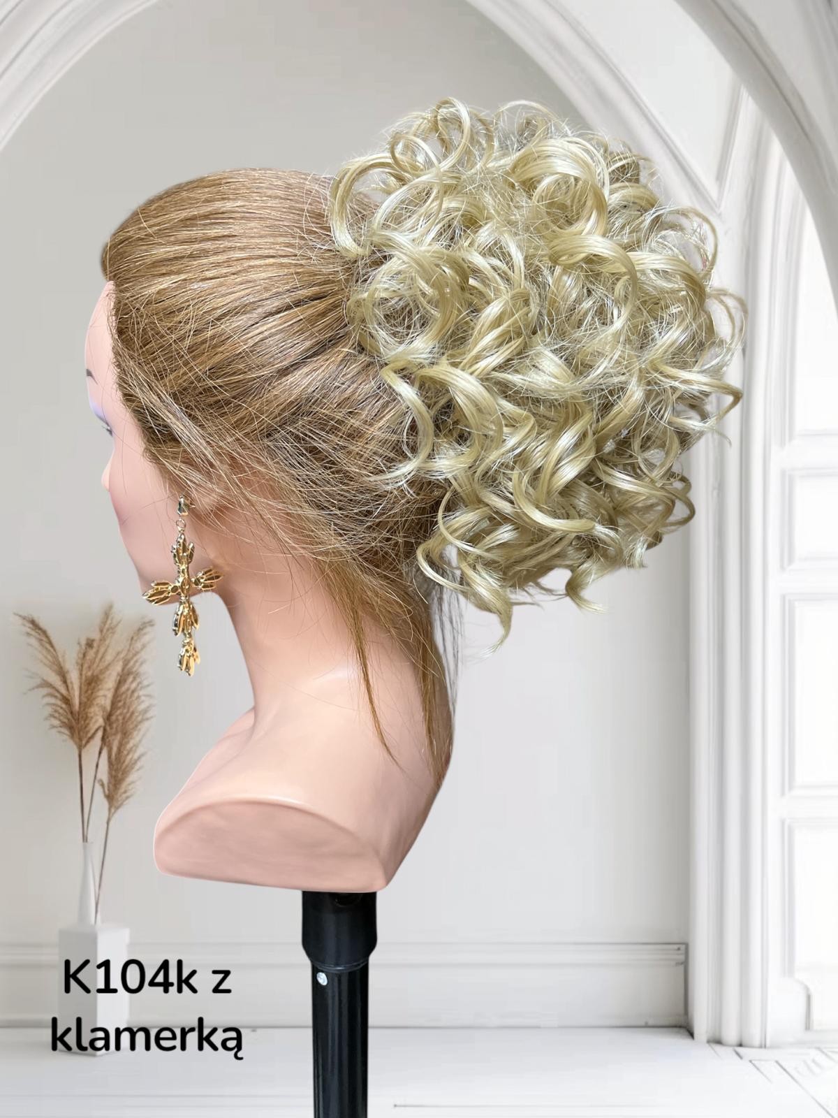Kok K104 z klamerką NATURALNY JASNY BLOND