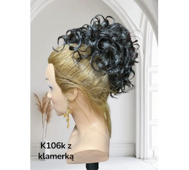 Kok K106 z klamerką Czarny