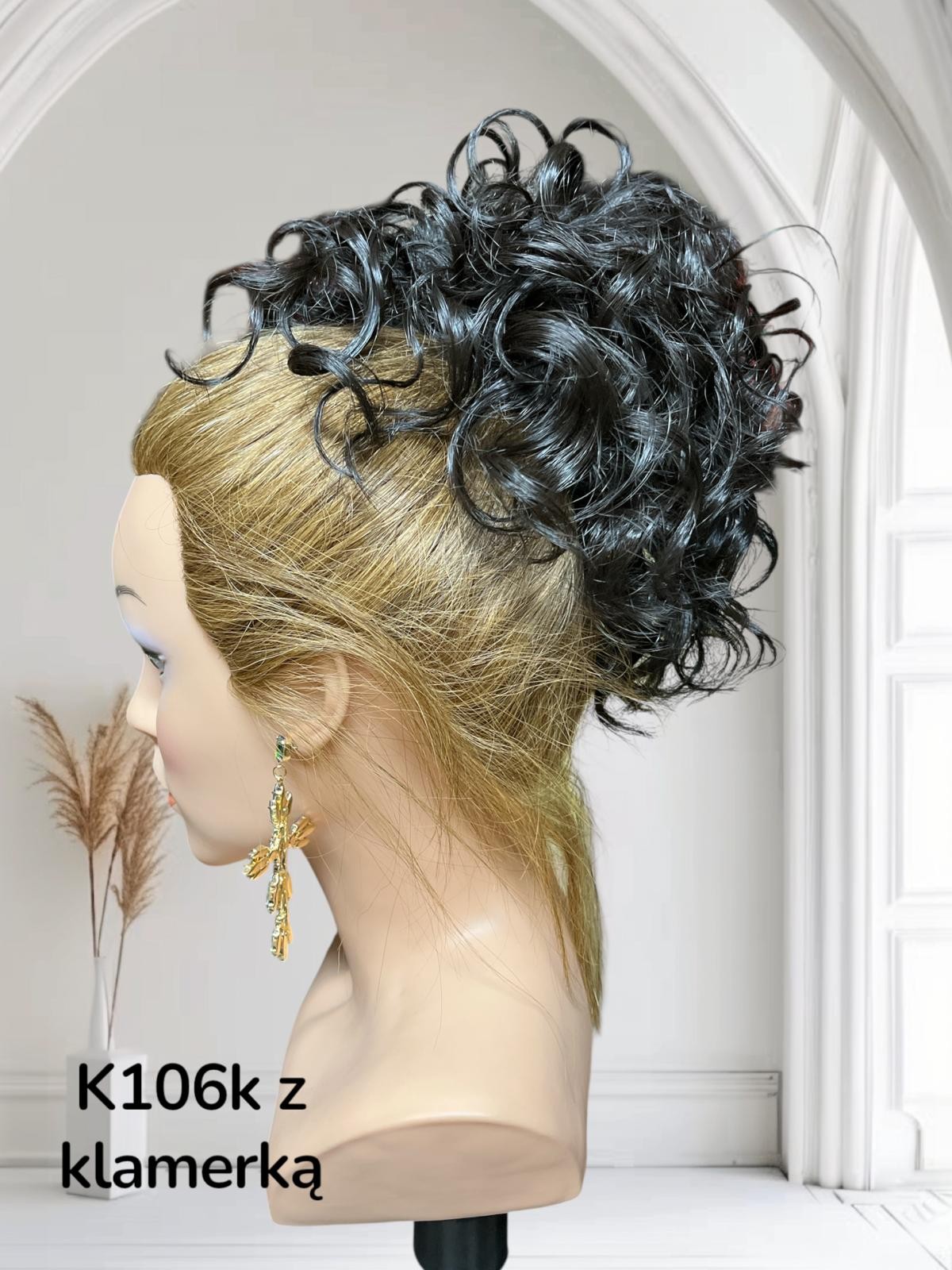 Kok K106 z klamerką Czarny