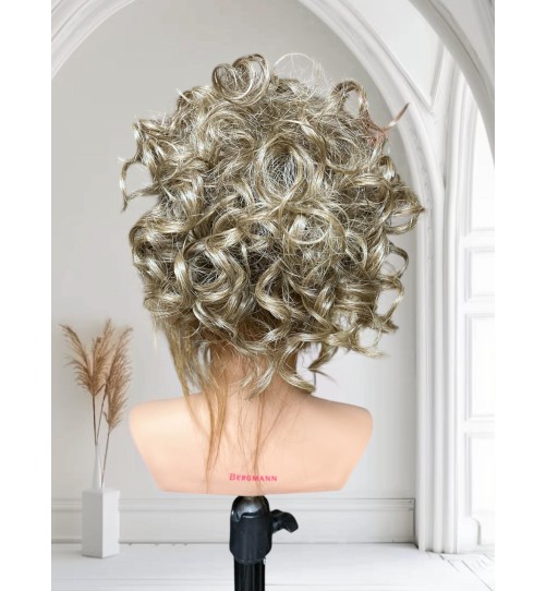 Kok K101 z  klamerką CIEMNY BLOND W CHŁODNEJ TONACJI