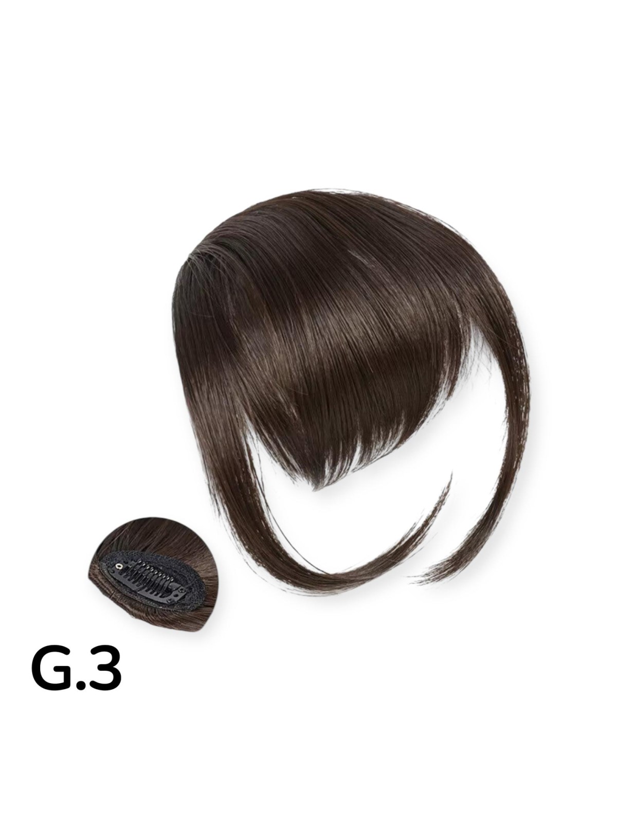 Grzywka G3 clik ciemny brąz