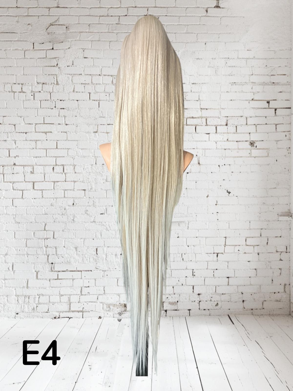 Kuc E4 z klamerką PERŁOWY BLOND SOMBRE Z PLATYNĄ