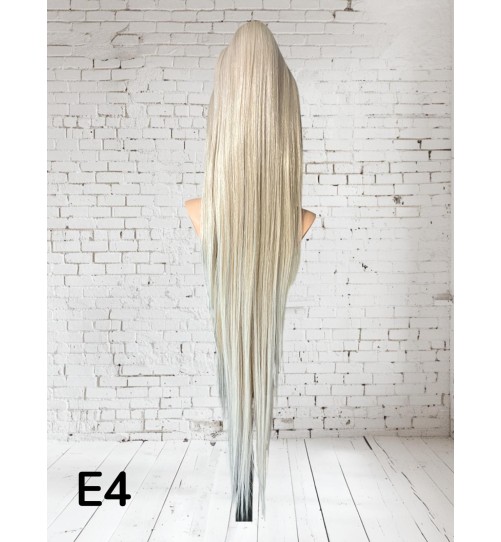 Kuc E4 z klamerką PERŁOWY BLOND SOMBRE Z PLATYNĄ
