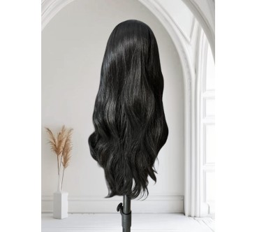 PERUKA 1 LACE FRONT CZARNA LEKKA FALA WŁOS TERMICZNY