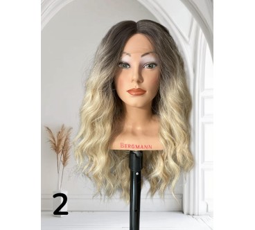 PERUKA 2 OMBRE BLOND LACE FRONT WŁOS TERMICZNY
