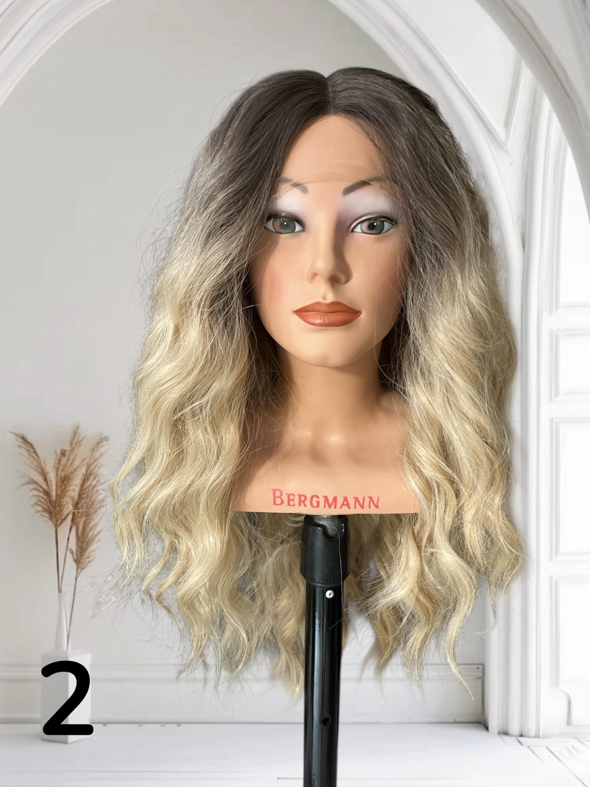 PERUKA 2 OMBRE BLOND LACE FRONT WŁOS TERMICZNY