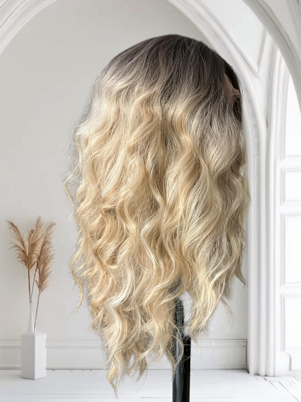 PERUKA 2 OMBRE BLOND LACE FRONT WŁOS TERMICZNY