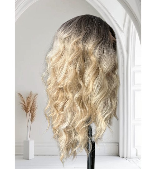 PERUKA 2 OMBRE BLOND LACE FRONT WŁOS TERMICZNY