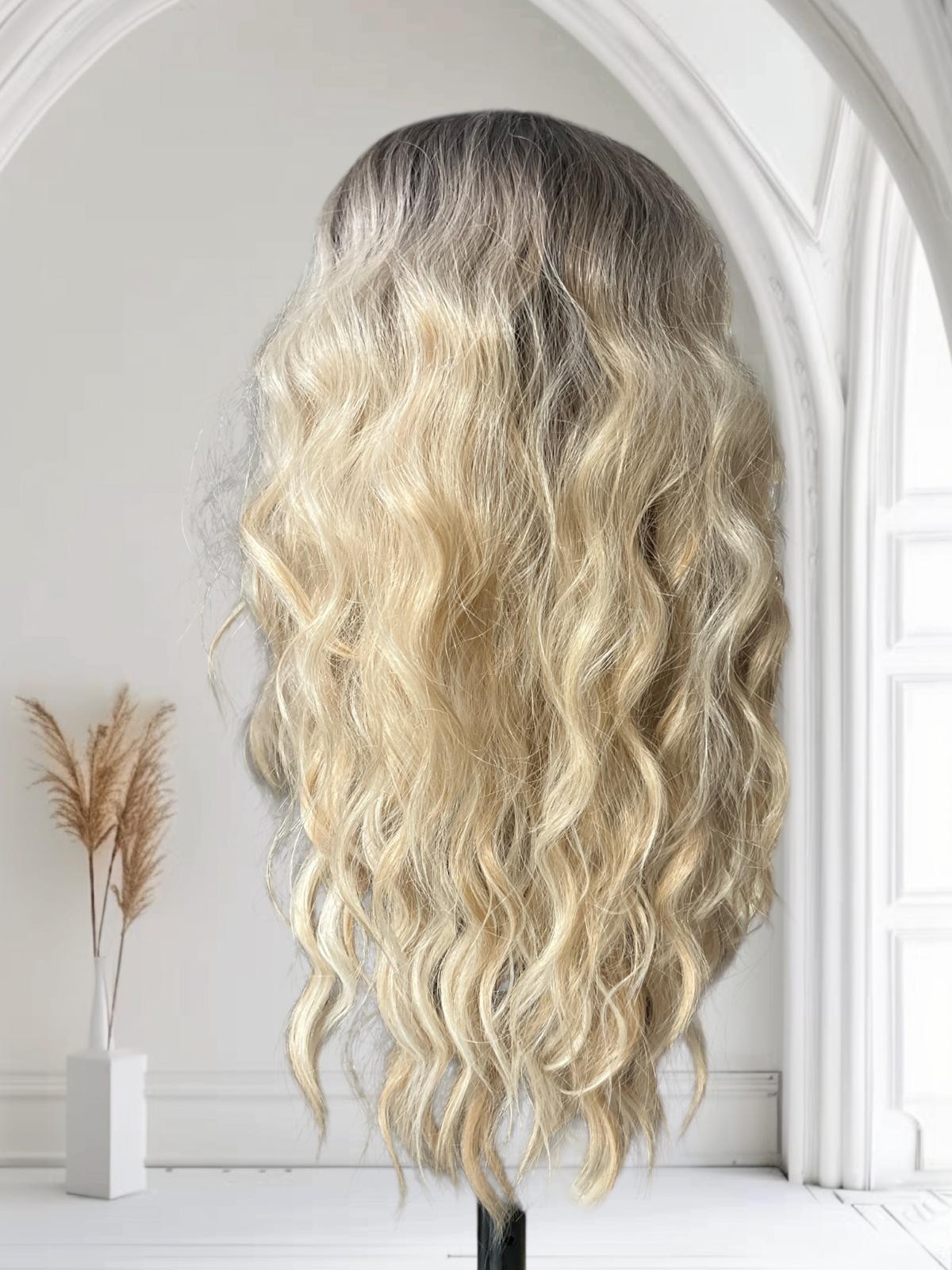 PERUKA 2 OMBRE BLOND LACE FRONT WŁOS TERMICZNY