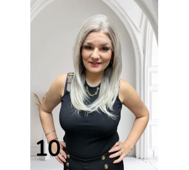 PERUKA 10 CHŁODNY ODCIEŃ POPIELATEGO BLONDU
