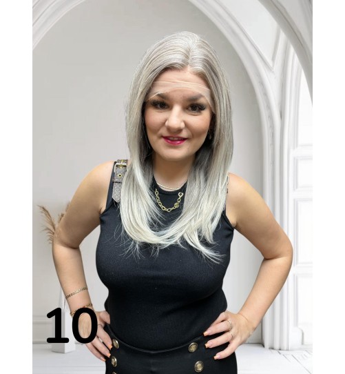 PERUKA 10 CHŁODNY ODCIEŃ POPIELATEGO BLONDU