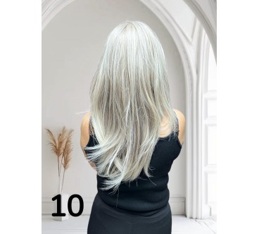 PERUKA 10 CHŁODNY ODCIEŃ POPIELATEGO BLONDU