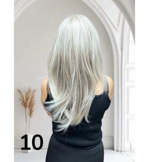 PERUKA 10 CHŁODNY ODCIEŃ POPIELATEGO BLONDU