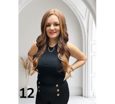 PERUKA 12 FRONT BALEJAGE W CIEPŁYCH CZEKOLADOWYCH BRĄZACH PERUKA 12 FRONT BALEJAGE W CIEPŁYCH CZEKOLADOWYCH BRĄZACH