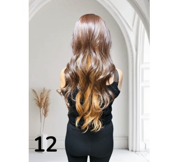 PERUKA 12 FRONT BALEJAGE W CIEPŁYCH CZEKOLADOWYCH BRĄZACH PERUKA 12 FRONT BALEJAGE W CIEPŁYCH CZEKOLADOWYCH BRĄZACH